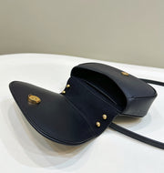Black Leather with Gold F Logo FN-057