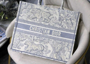 Blue & White, Toile Print, DI-069