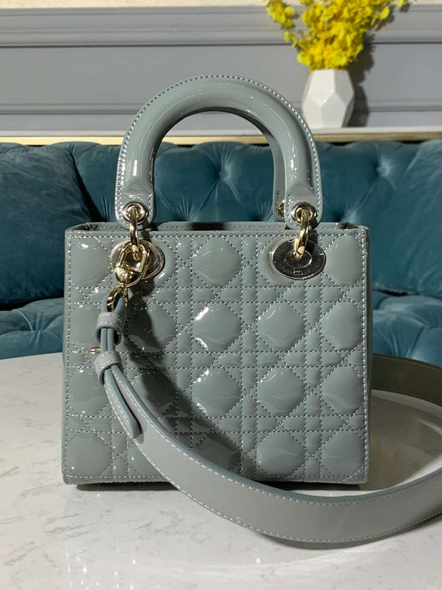 Mini Quilted Light Blue, CD Buckle, DI-060