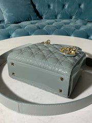 Mini Quilted Light Blue, CD Buckle, DI-060