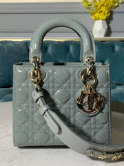 Mini Quilted Light Blue, CD Buckle, DI-060