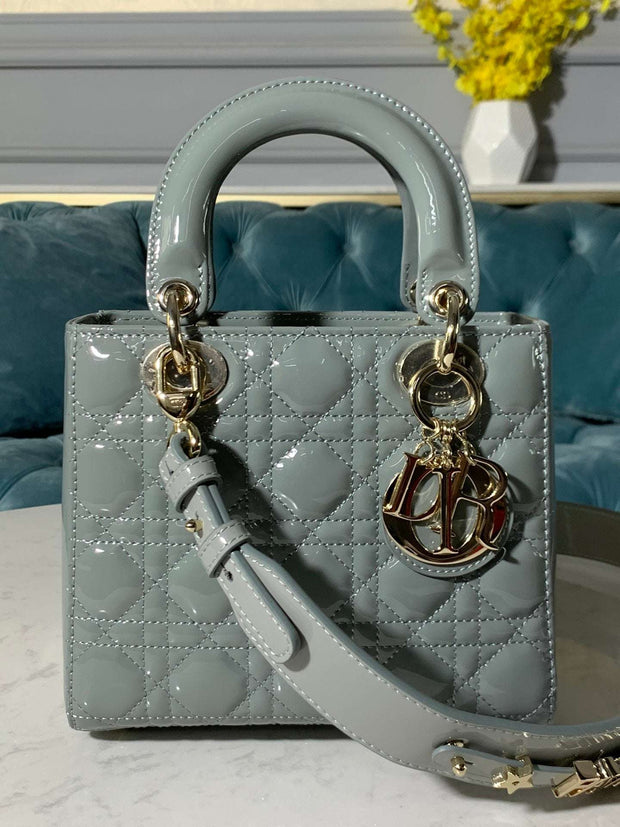 Mini Quilted Light Blue, CD Buckle, DI-060