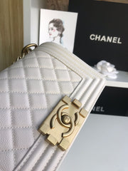 Boy White with Golden Chain Handle CH-052