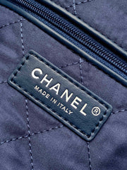 Denim Blue with Silver Chain Handle CH-054
