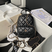Black with Golden Chain Handle CH-056