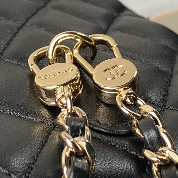 Black with Golden Chain Handle CH-056
