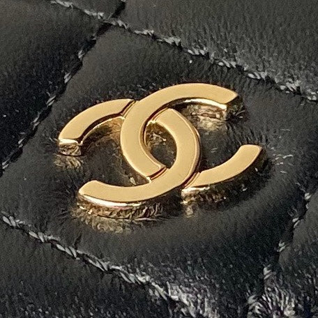 Black with Golden Chain Handle CH-056