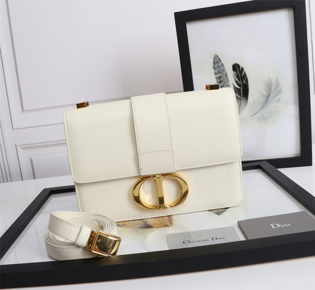 Rectangular White, CD Buckle, DI-046