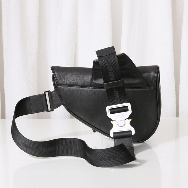 Rectangular Black, CD Buckle, DI-049