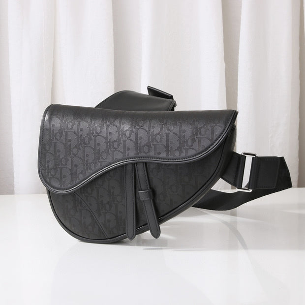 Rectangular Black, CD Buckle, DI-049