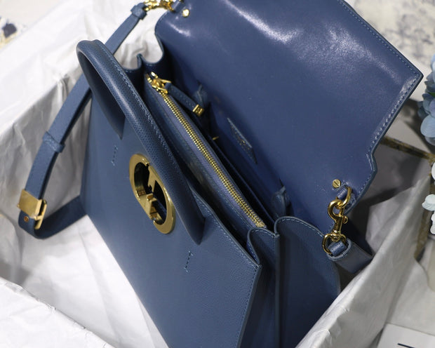 Rectangular Blue, CD Buckle, DI-056