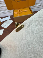 Rectangular Off White with Gold Chain LV-015