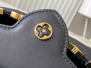 Rectangular Black Suede with Multicolor Details LV-020