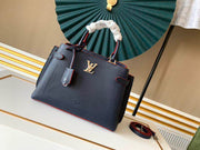 Rectangular Navy Blue with Red Details LV-033