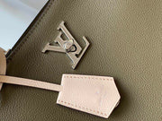 Rectangular Olive Green with Gold Details LV-034