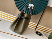 Rectangular Olive Green with Gold Details LV-034