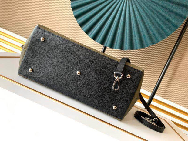 Rectangular Olive Green with Gold Details LV-034