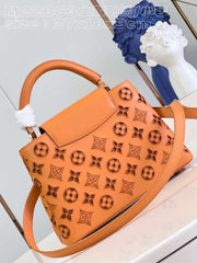 Rectangular Orange with Floral Cut-Out Details LV-035