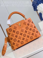 Rectangular Orange with Floral Cut-Out Details LV-035
