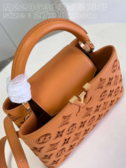 Rectangular Orange with Floral Cut-Out Details LV-035