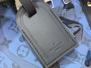 Duffle Shape Blue with Black Straps LV-037