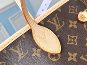 Small Round Brown with Beige Handles LV-042