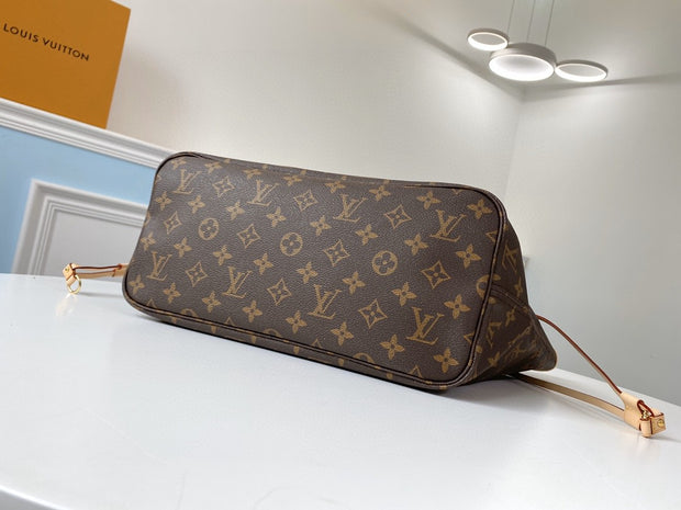 Small Round Brown with Beige Handles LV-042