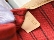 Small Round Brown with Beige Handles LV-042