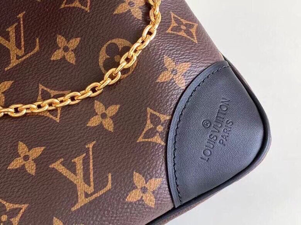 Bucket Shape Brown with Black Strap LV-043