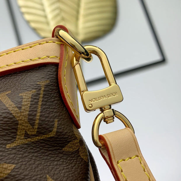 Large Brown with Beige Handles LV-046