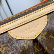 Large Brown with Beige Handles LV-046
