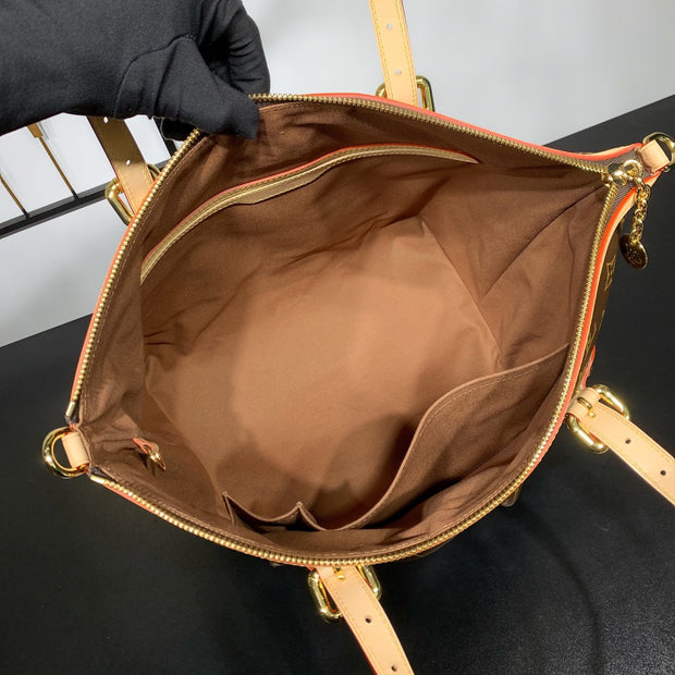 Large Brown with Beige Handles LV-046