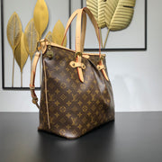 Large Brown with Beige Handles LV-046