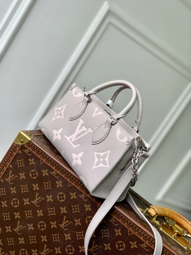 Light Pink with White Monogram LV-047