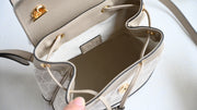 Beige GG Monogram Backpack with Chain GCC-002
