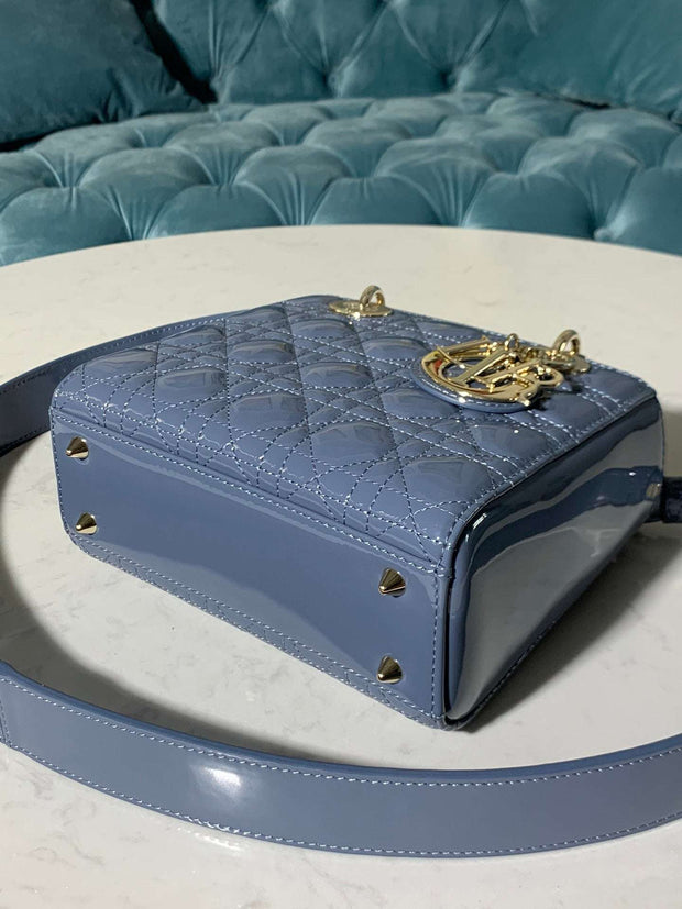 Mini Quilted Blue, CD Buckle, DI-061