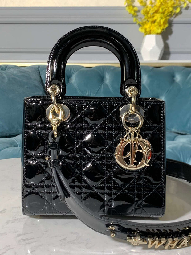 Mini Quilted Black, CD Buckle, DI-062