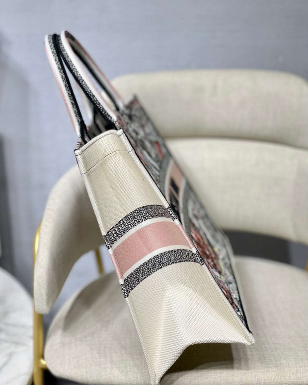 Floral Canvas Beige, DI-063