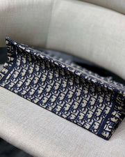 Navy & Beige, Monogram Print, DI-066
