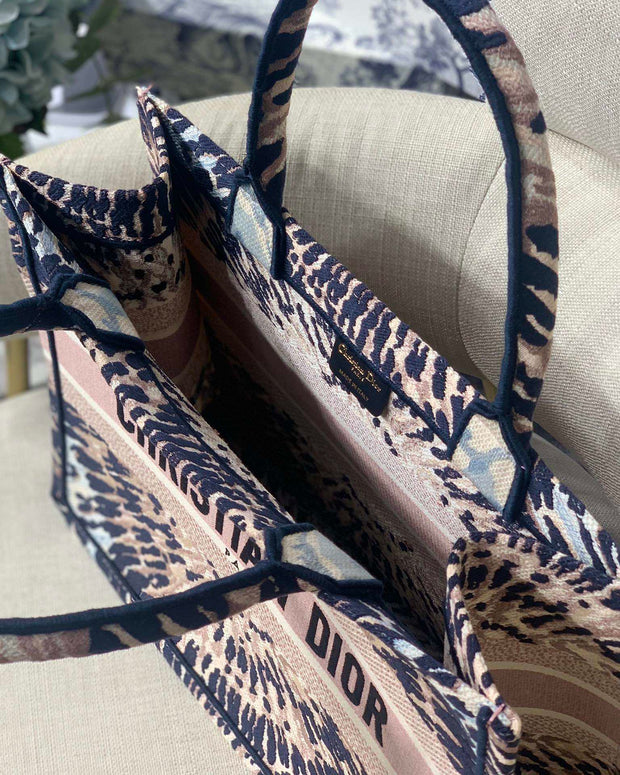 Navy & Beige, Tie-Dye Print, DI-067
