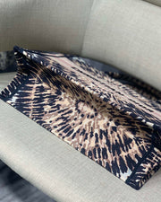 Navy & Beige, Tie-Dye Print, DI-067