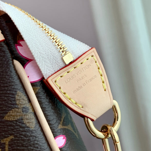 Brown with Pink Floral Design LV-050