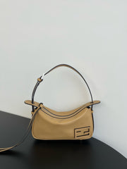 Beige Leather with Black Strap FN-011
