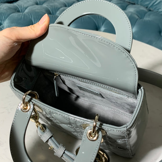 Mini Quilted Light Blue, CD Buckle, DI-060