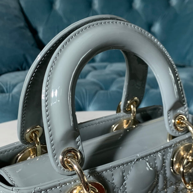 Mini Quilted Light Blue, CD Buckle, DI-060