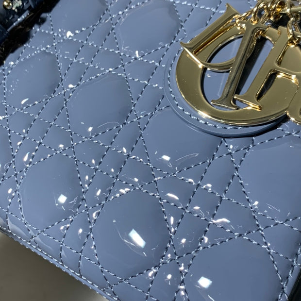 Mini Quilted Blue, CD Buckle, DI-061