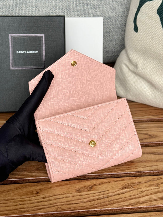 Pink Leather with Gold Logo SL-001