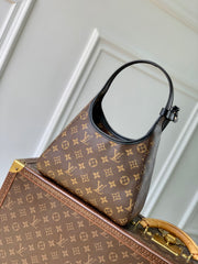 Brown with Black Strap and Gold Lock LV-051
