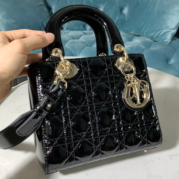 Mini Quilted Black, CD Buckle, DI-062