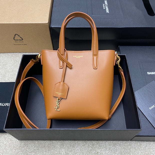 Tan Leather with Gold Logo SL-002